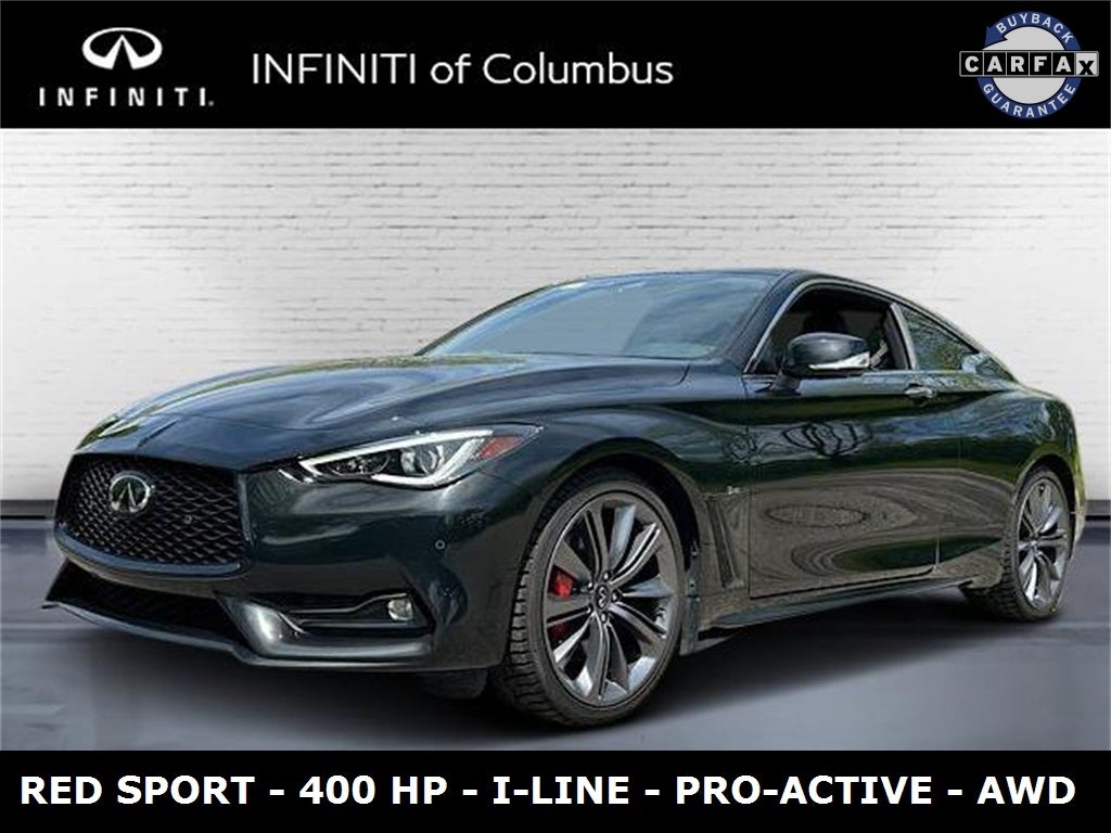 2022 INFINITI Q60 Coupe Red Sport I-LINE ProACTIVE